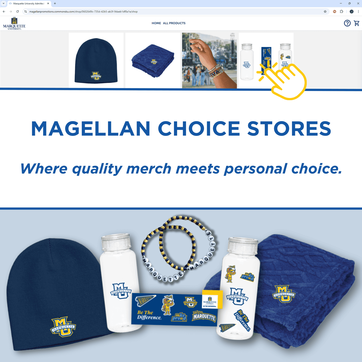 Branded merch stores and alumni engagement