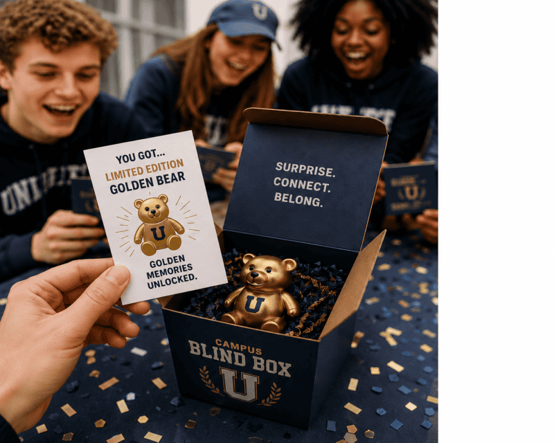 blind box merch for higher education