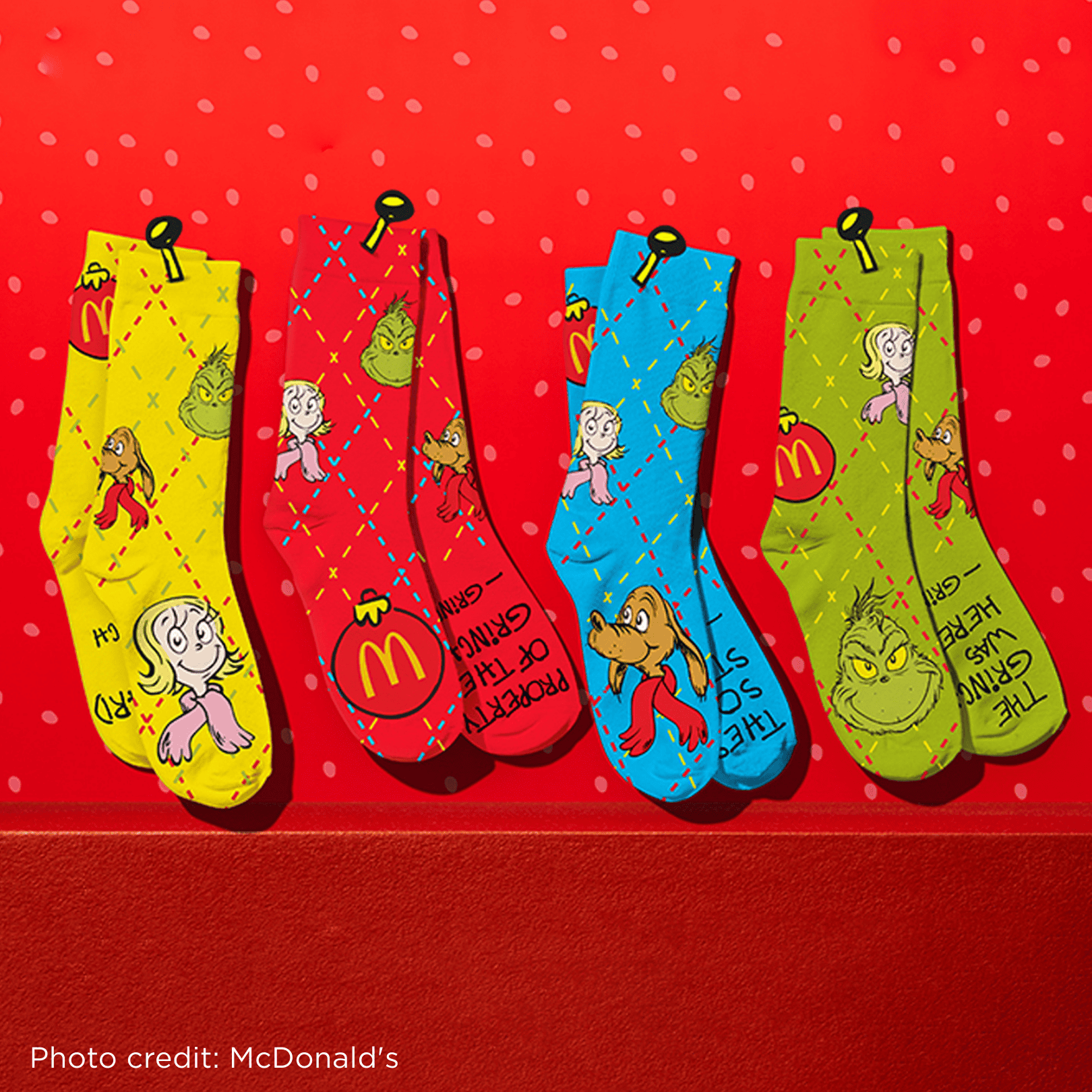 2026 Grinch Socks Square branded socks drive donor engagement