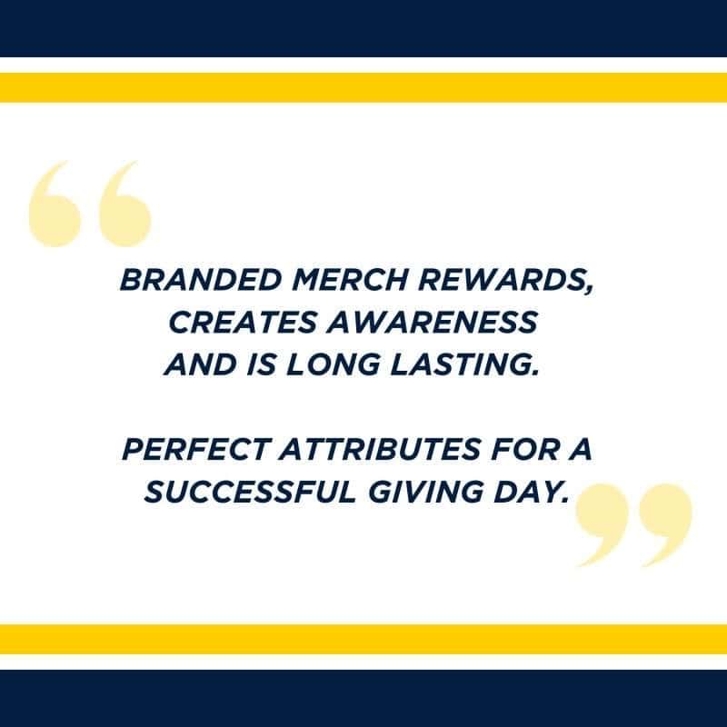 Giving Day Branded Merch Strategies