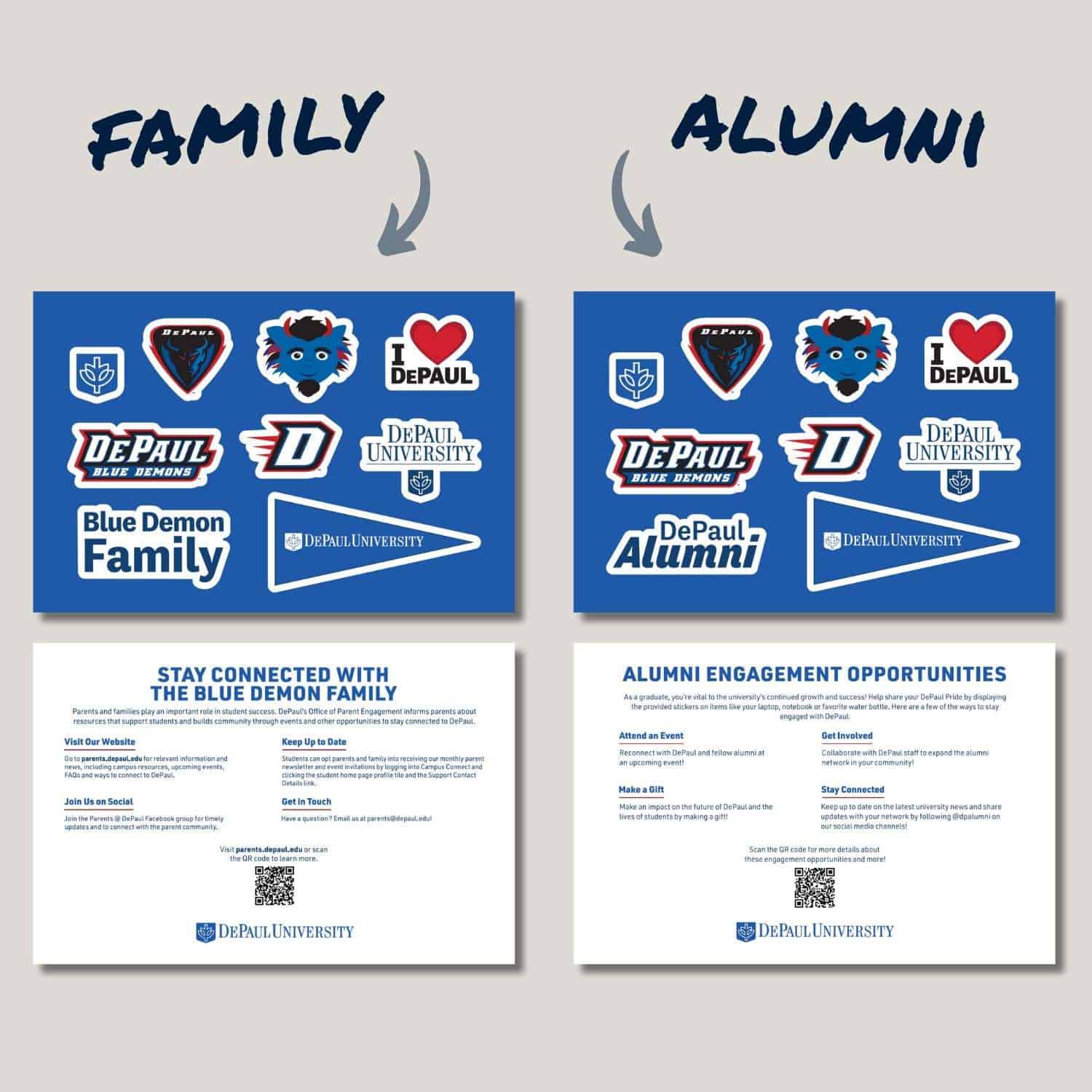 alumni and parent engagement merch