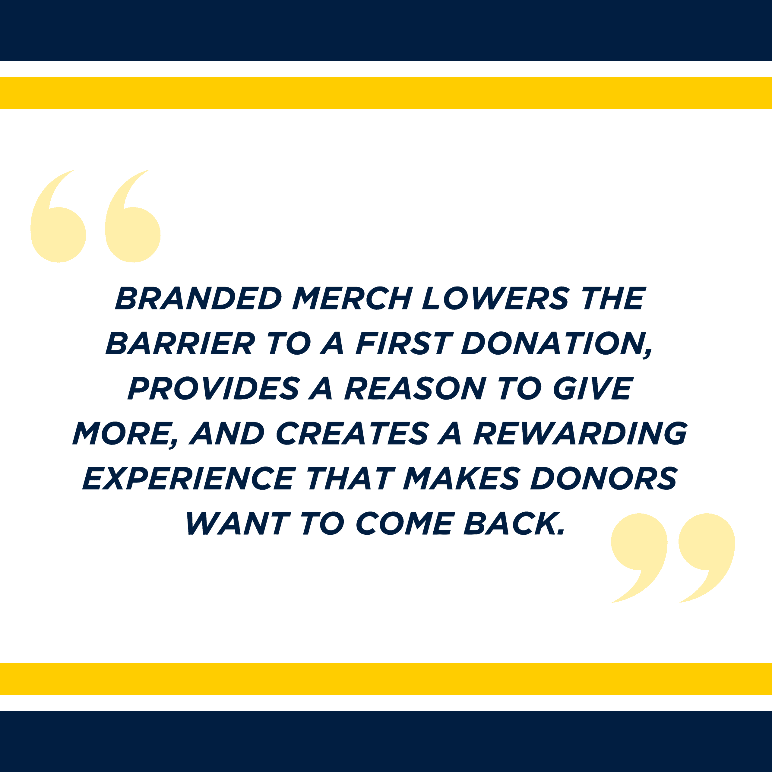 branded merch higher ed annual giving