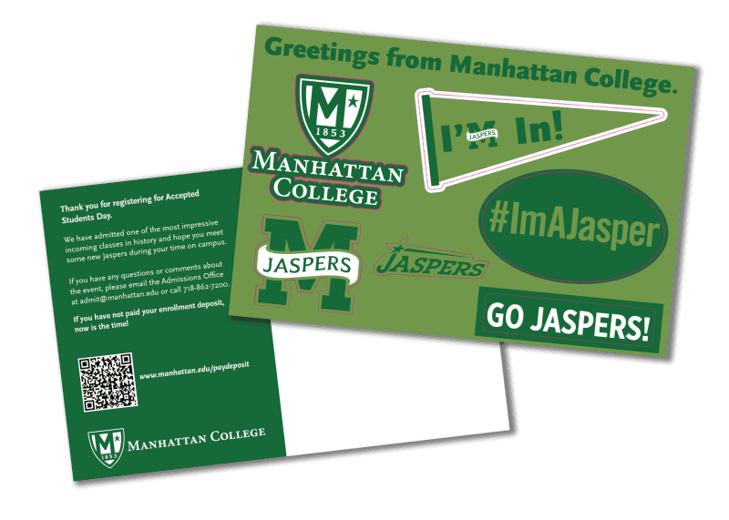 Admissions merch to break through clutter