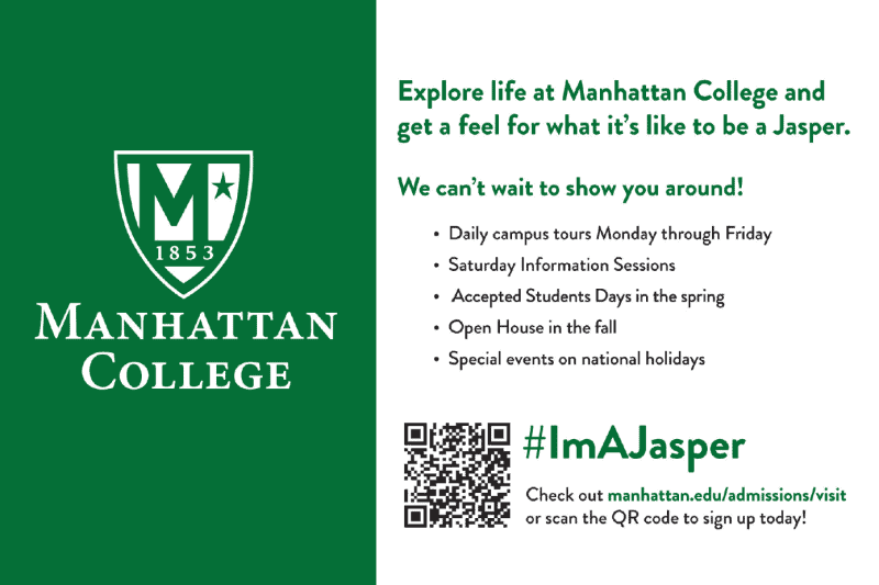 Manhattan College - Visit Sticker Sheets - Back