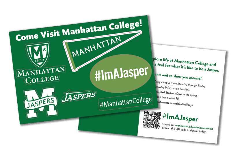 Admissions merch to break through clutter