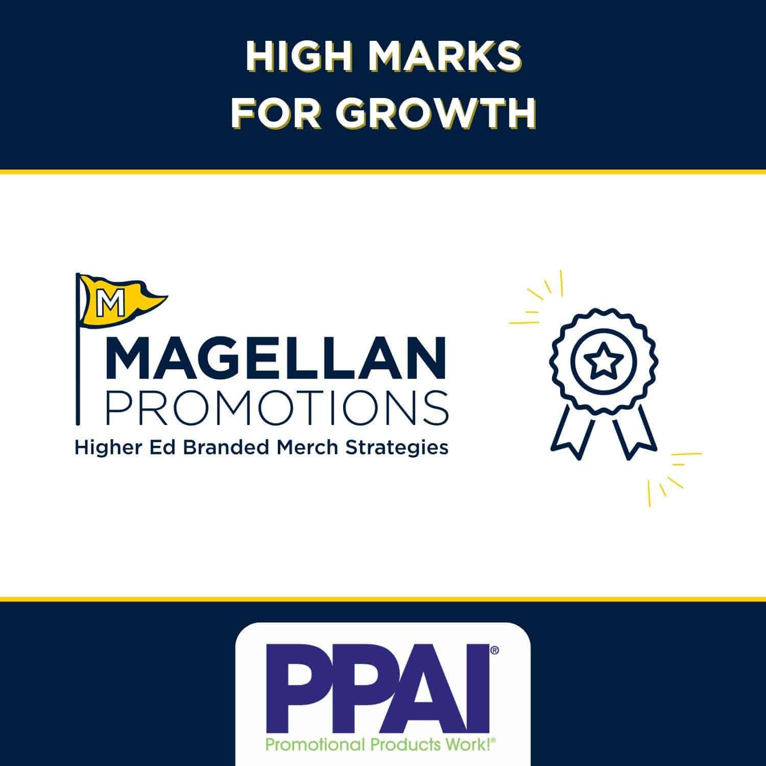 PPAI High Marks Magellan Receives PPAI Growth Award