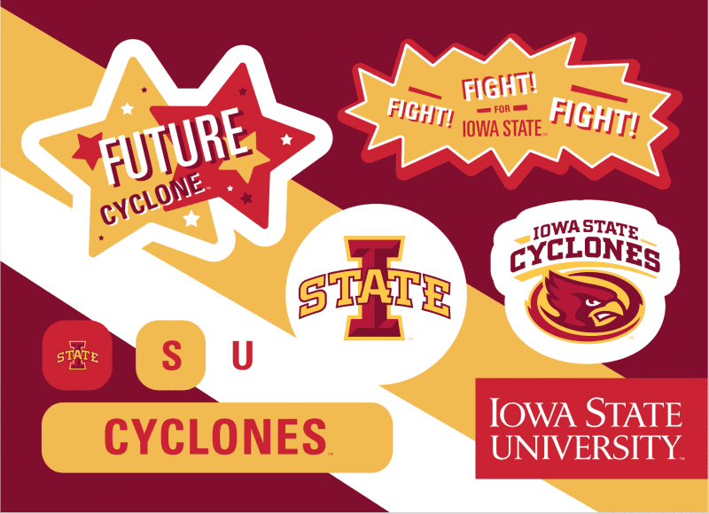 Iowa State merch for college recruitment